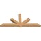 Ekena Millwork Kennewick Timber Gable Bracket, Western Red Cedar, 96"W x 40"H x 5 1/2"D x 5 1/2"F, 10/12 Pitch GBW096X40X0606KEN00SWR - alternate 4